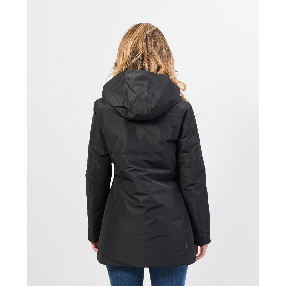 Suns Zwarte Parka met hoge prestatiekenmerken Black Dames