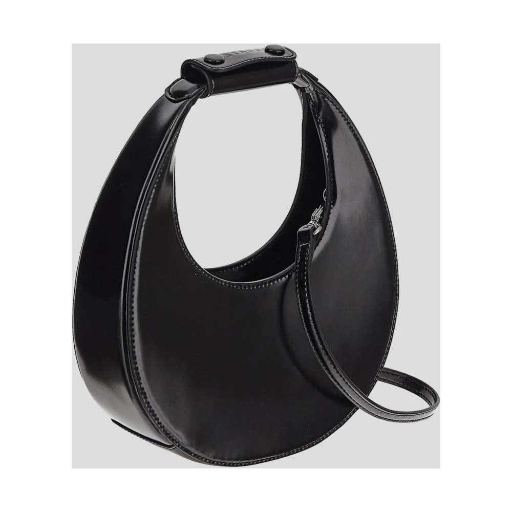 Staud Leren schoudertas Black Dames