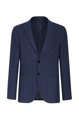 Jacquard Single-breasted Jacket