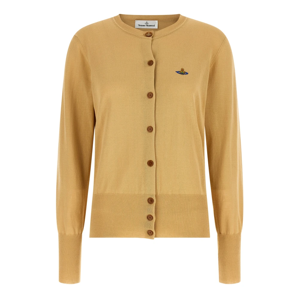 Vivienne Westwood Women's Yellow Bea Cotton Cardigan - Cardigans - S - Knitwear