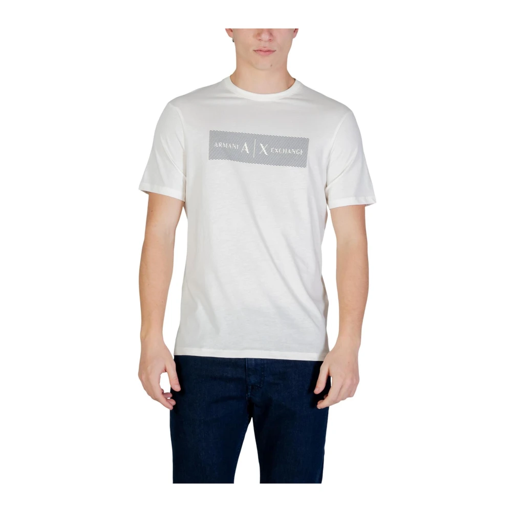 Armani Exchange Hombre Blanco Camisetas, Talla: Xl