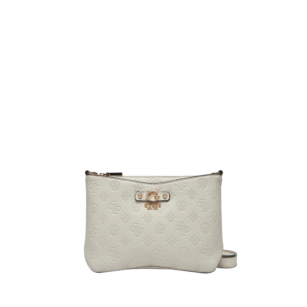 Guess Elegante witte synthetisch leren handtas Beige Dames