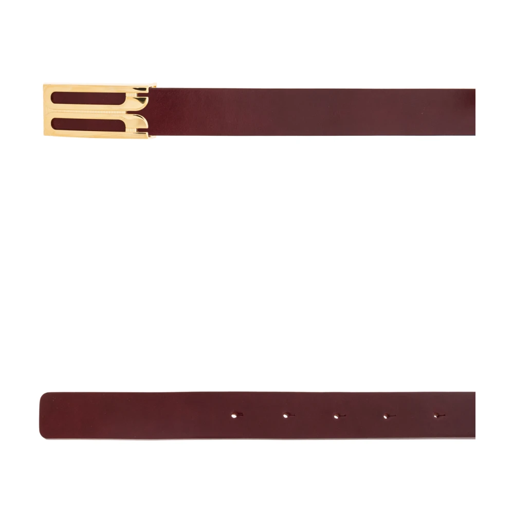 Victoria Beckham Leren riem Red Dames