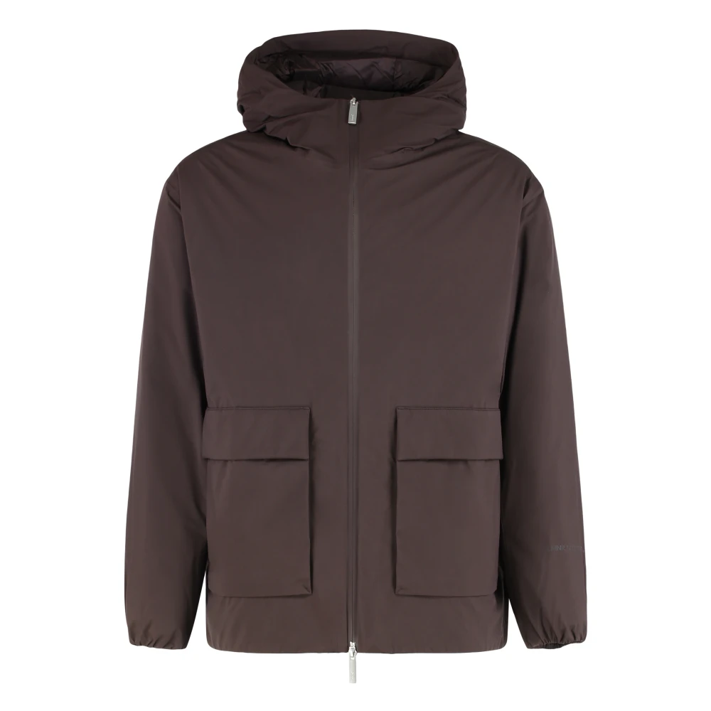 Herno Men's Brown Laminar Jacket With Hood