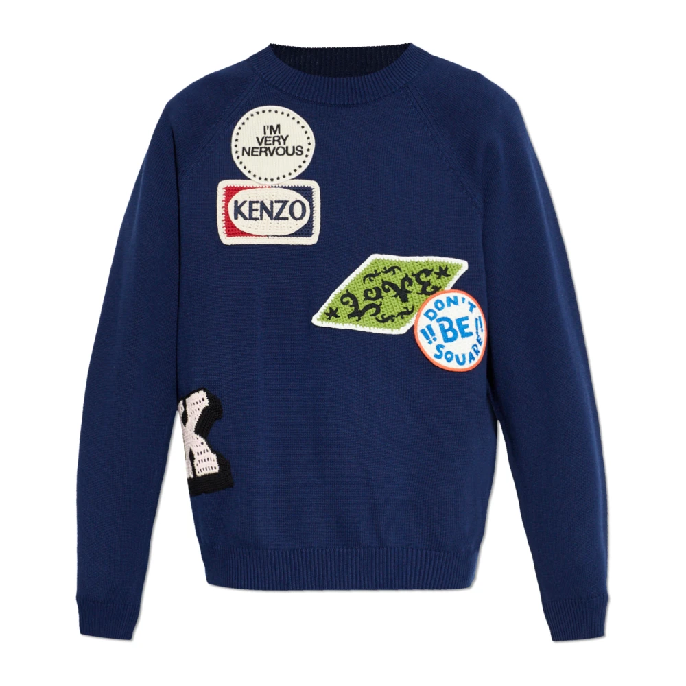 Kenzo Uomo Blu Maglie, S, New,