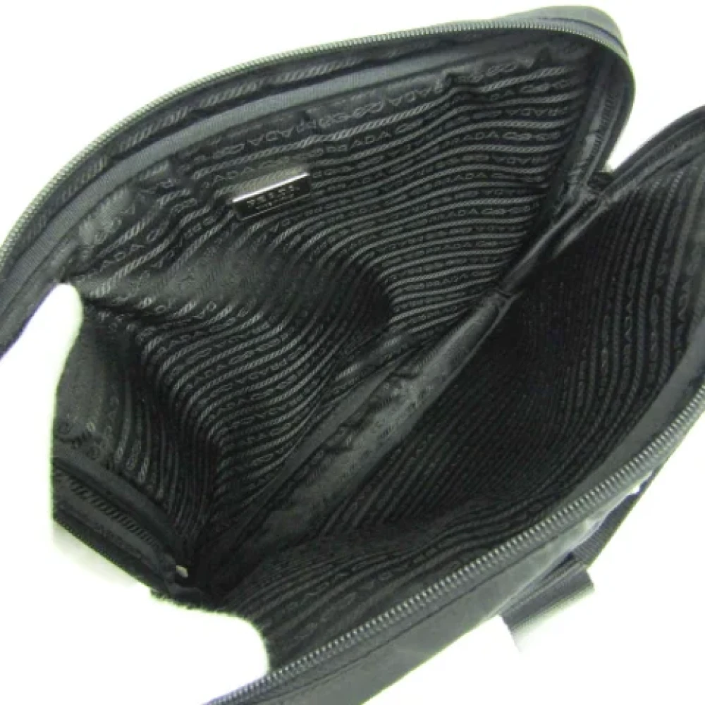 Prada Vintage Pre-owned Fabric prada-bags Black Dames