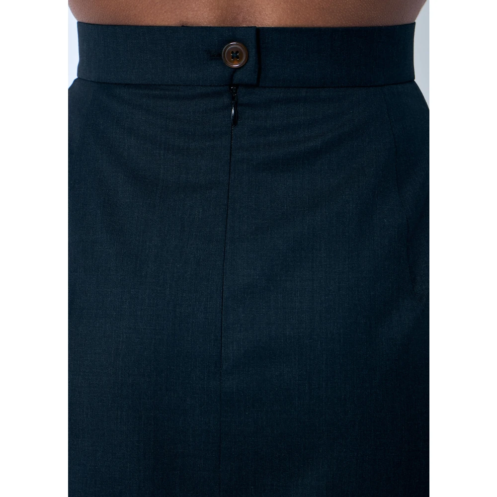Vivienne Westwood Gedrapeerde Mini Rok Black Dames