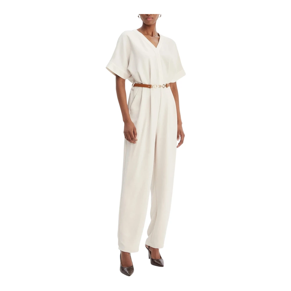 Fracomina Damen Beige Jumpsuits & Playsuits, Lgröße: