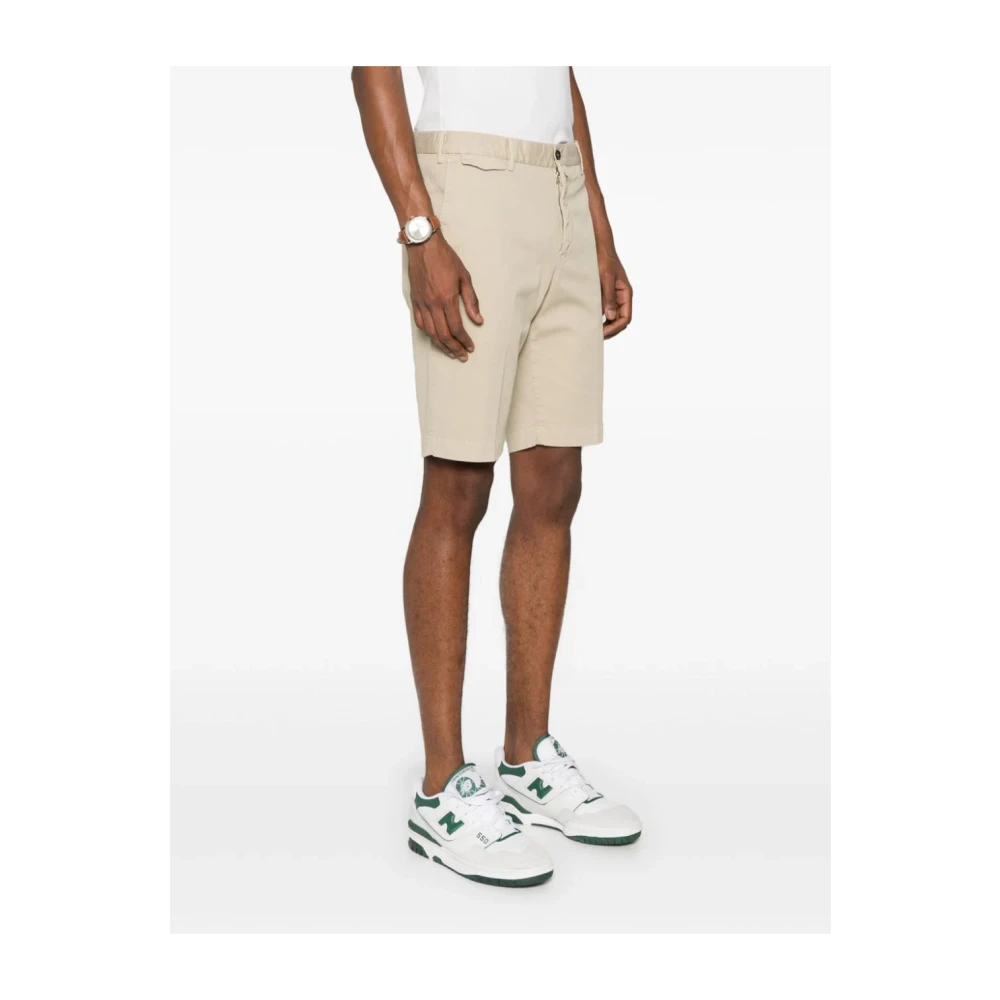 PT Torino Beige Katoenen Bermuda Shorts Beige Heren