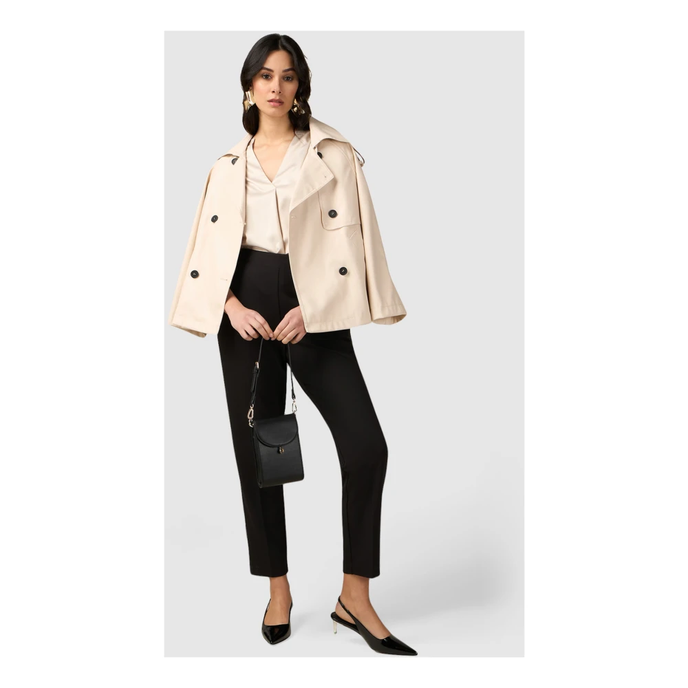 Oltre Satin Streep Joggers Black Dames