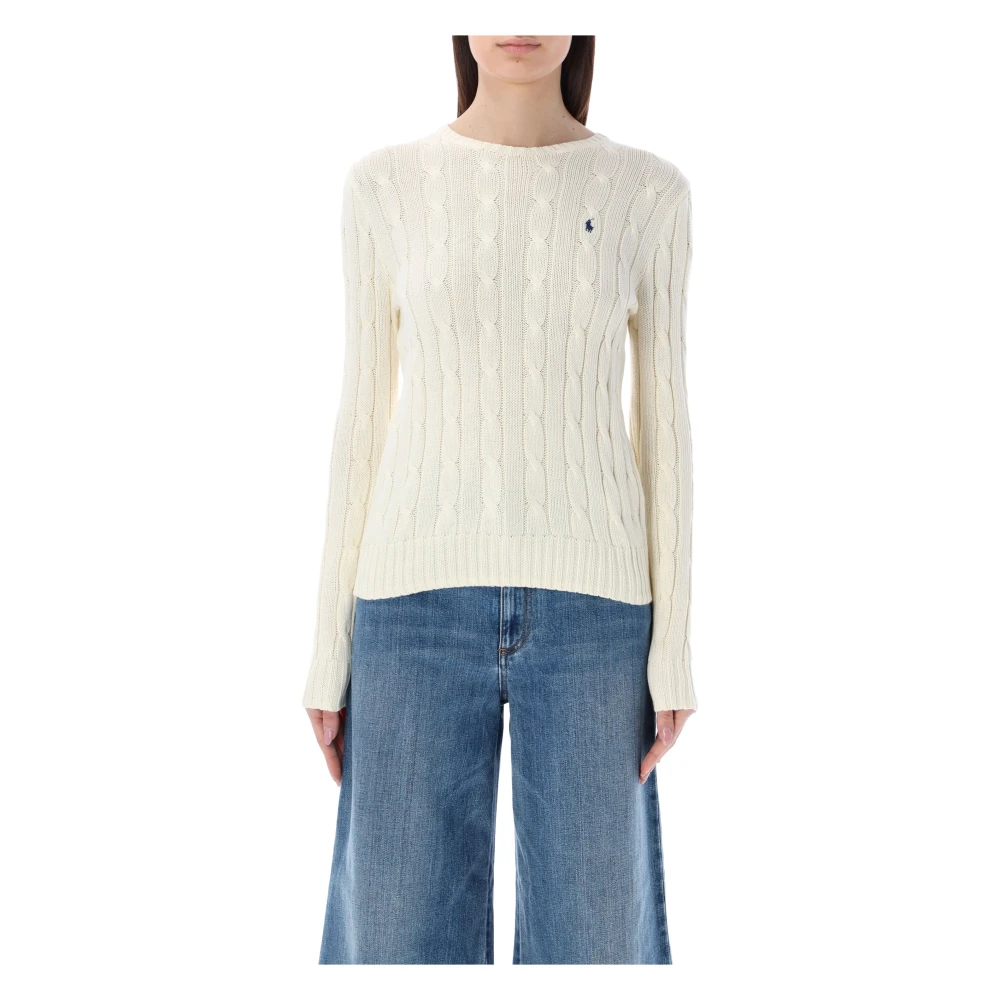Polo Ralph Lauren Donna Bianco Julianna Classic Knit