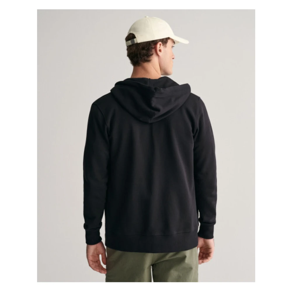 Gant Zip-throughs Black Heren
