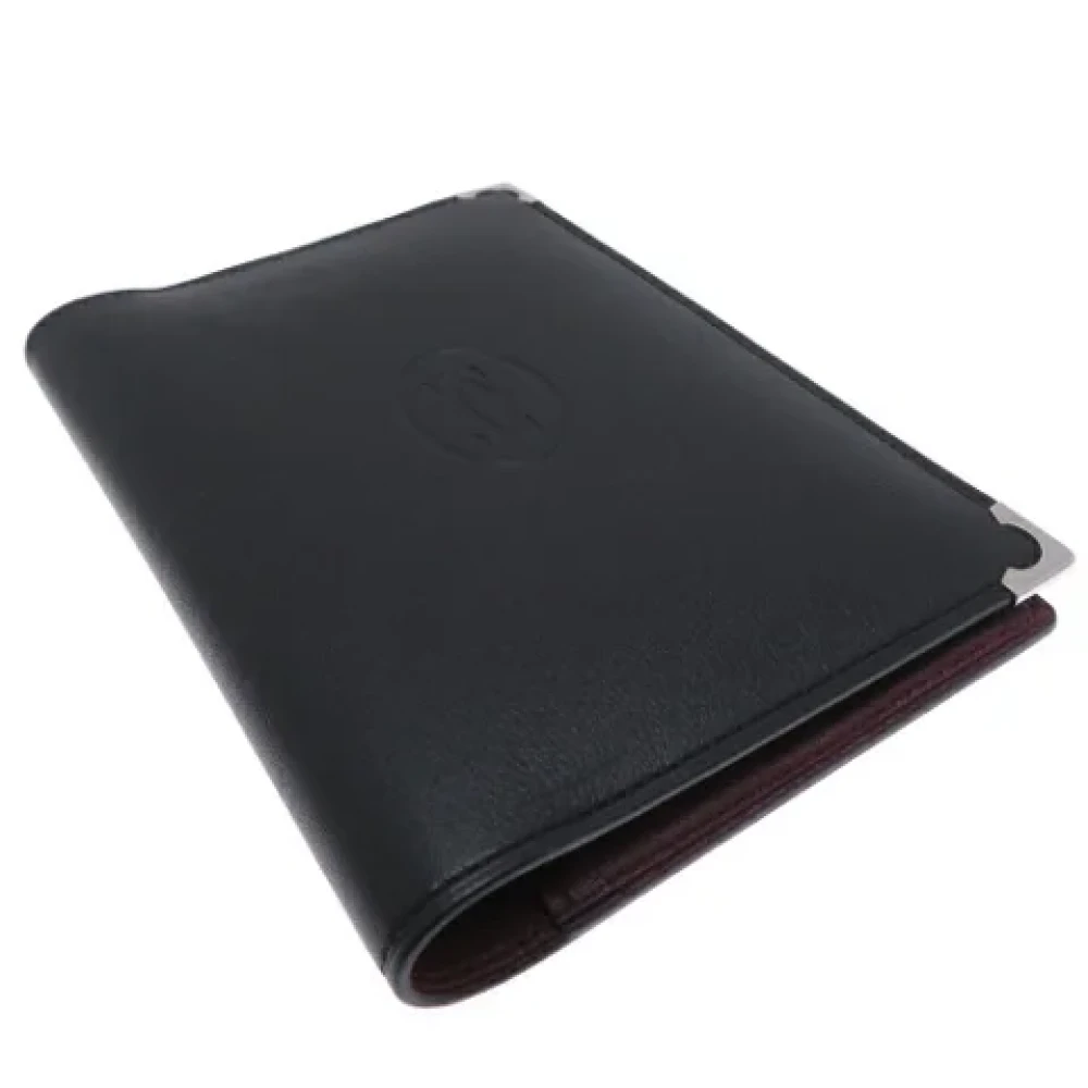 Cartier Vintage Pre-owned Leather home-office Black Dames