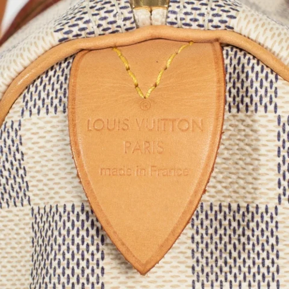 Louis Vuitton Vintage Pre-owned Canvas handbags Beige Dames