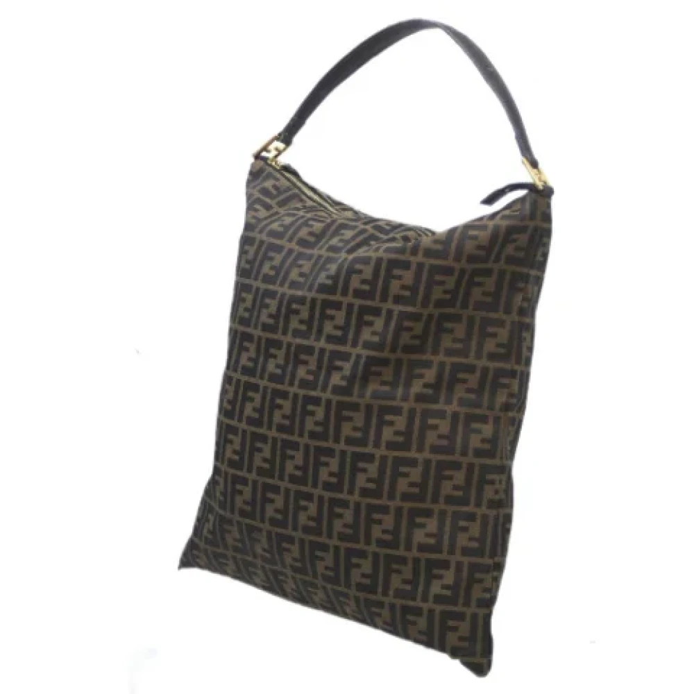Fendi Vintage Pre-owned Fabric fendi-bags Brown Dames