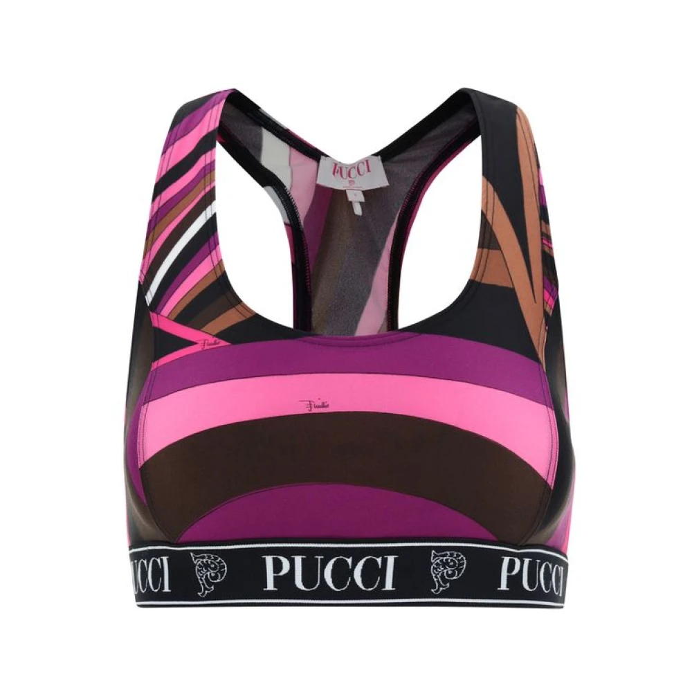 EMILIO PUCCI Iconische Bedrukte Top Multicolor Dames