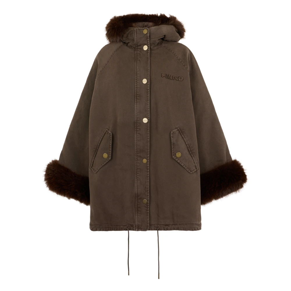 Pinko Donna Marrone Cappotti, M, New,