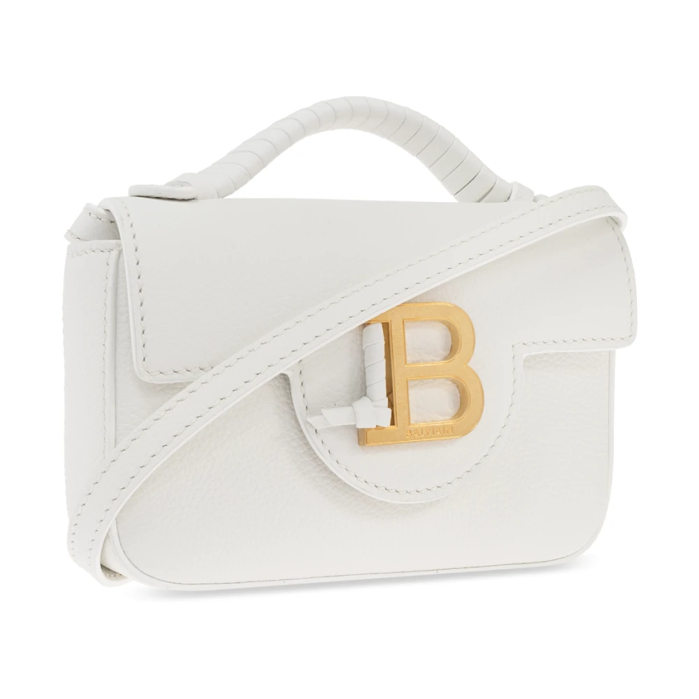Balmain Handtas B-Buzz 17 Mini White Dames