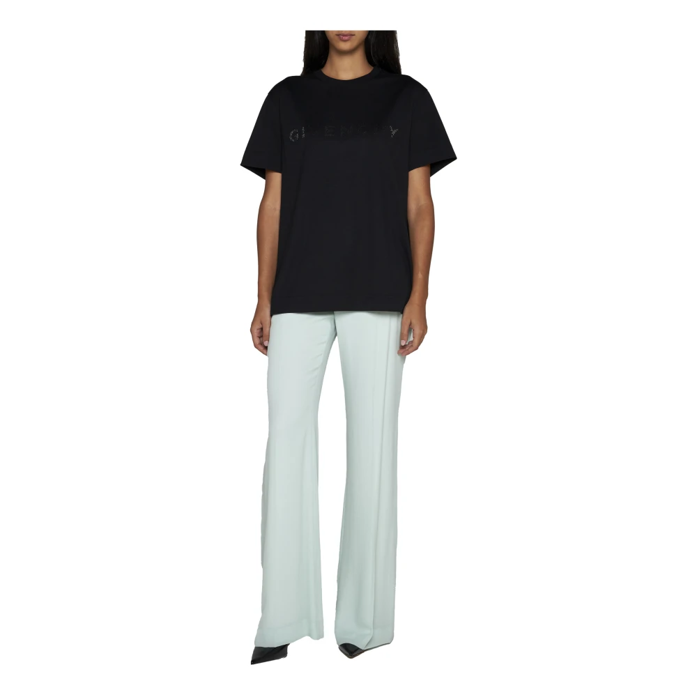Givenchy Logo T-shirt Black Dames