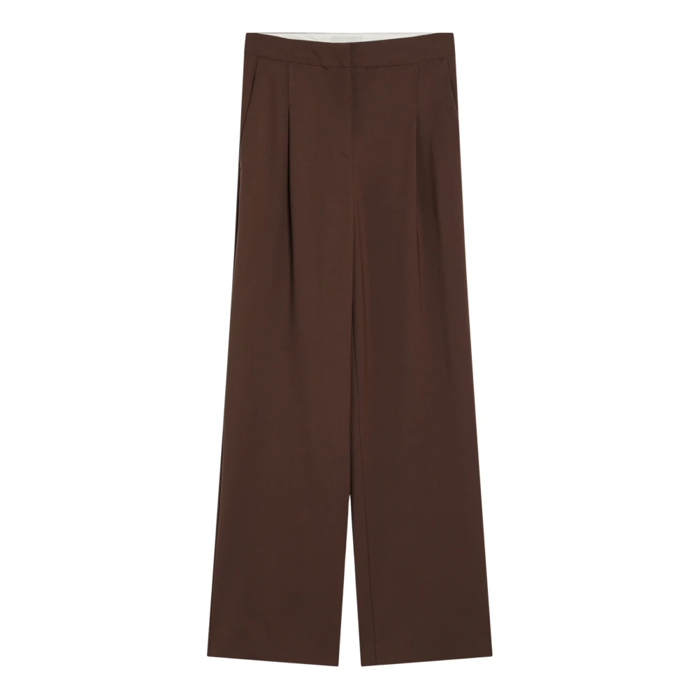 Trousers > Wide Trousers - - Loulou Studio - Modalova