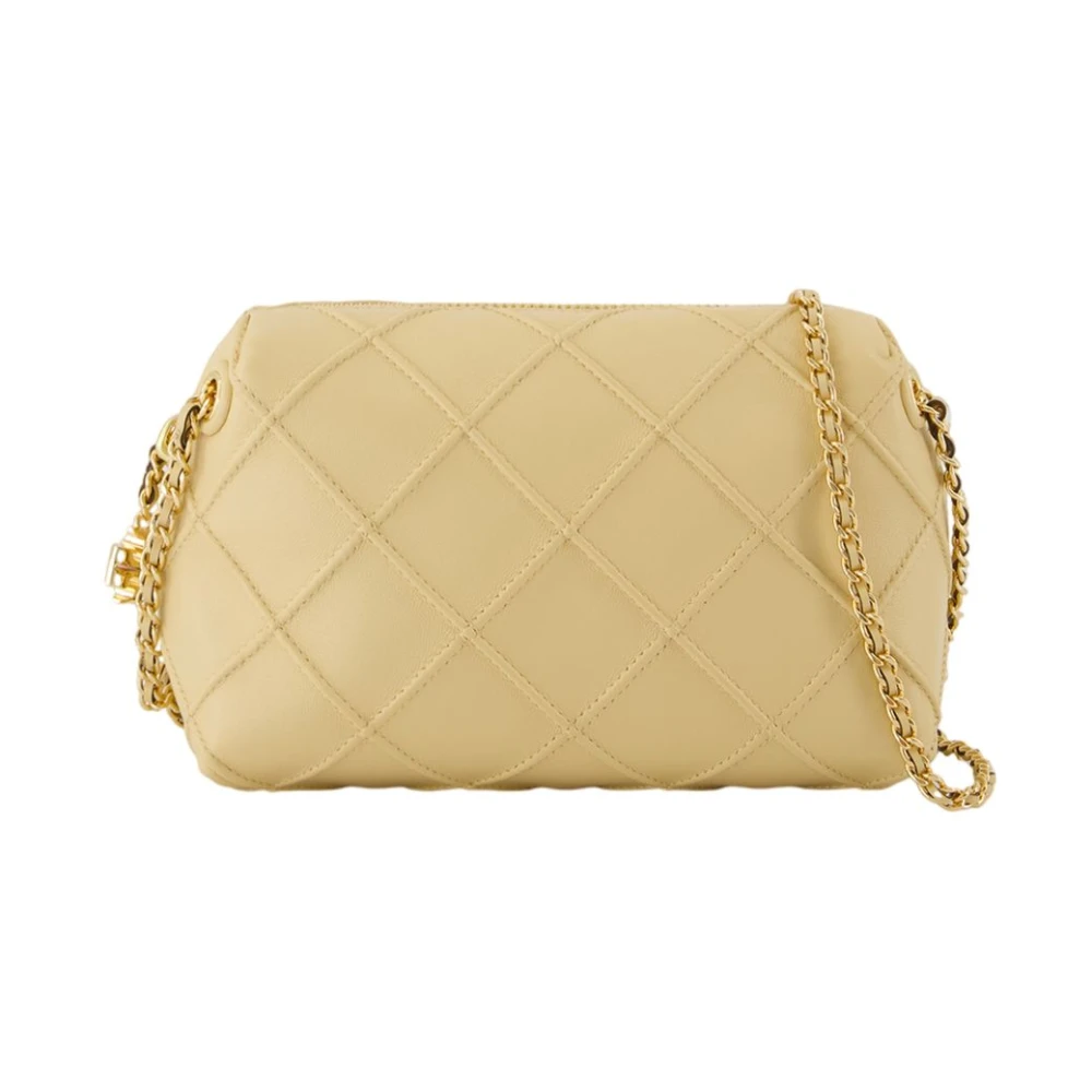 Tory Burch Women's Beige Fleming Small Shoulder Bag