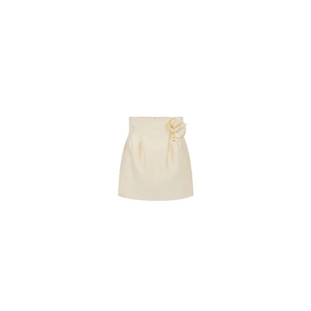 Elisabetta Franchi Polyester Rok Beige Dames