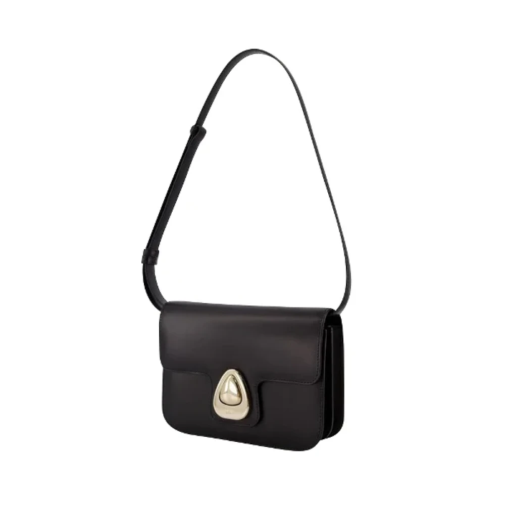 A.p.c. Leather shoulder-bags Black Dames