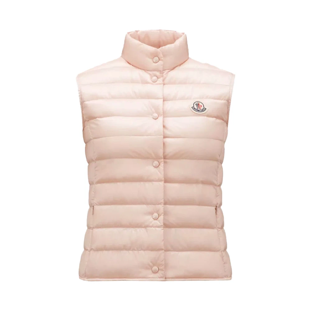 Moncler Liane Vest med Dun och Fjäder Pink, Dam