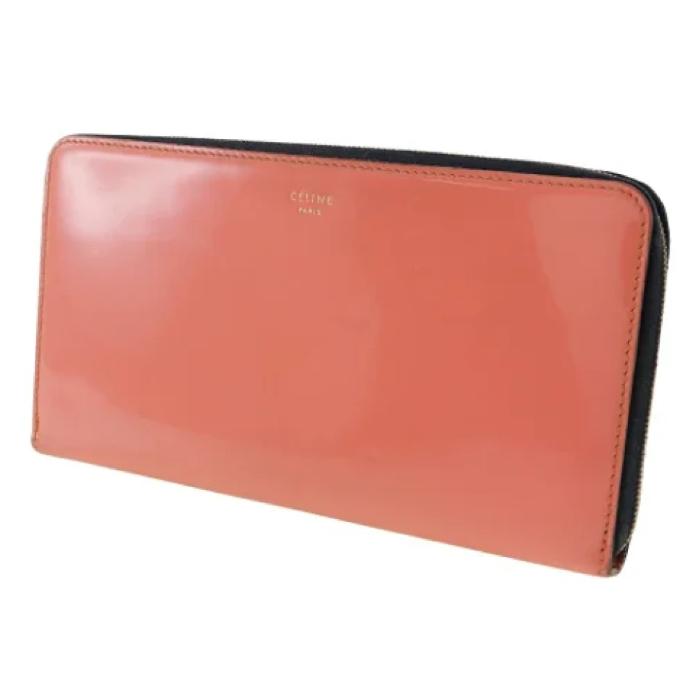 Celine Vintage Pre-owned Leather wallets Pink Dames