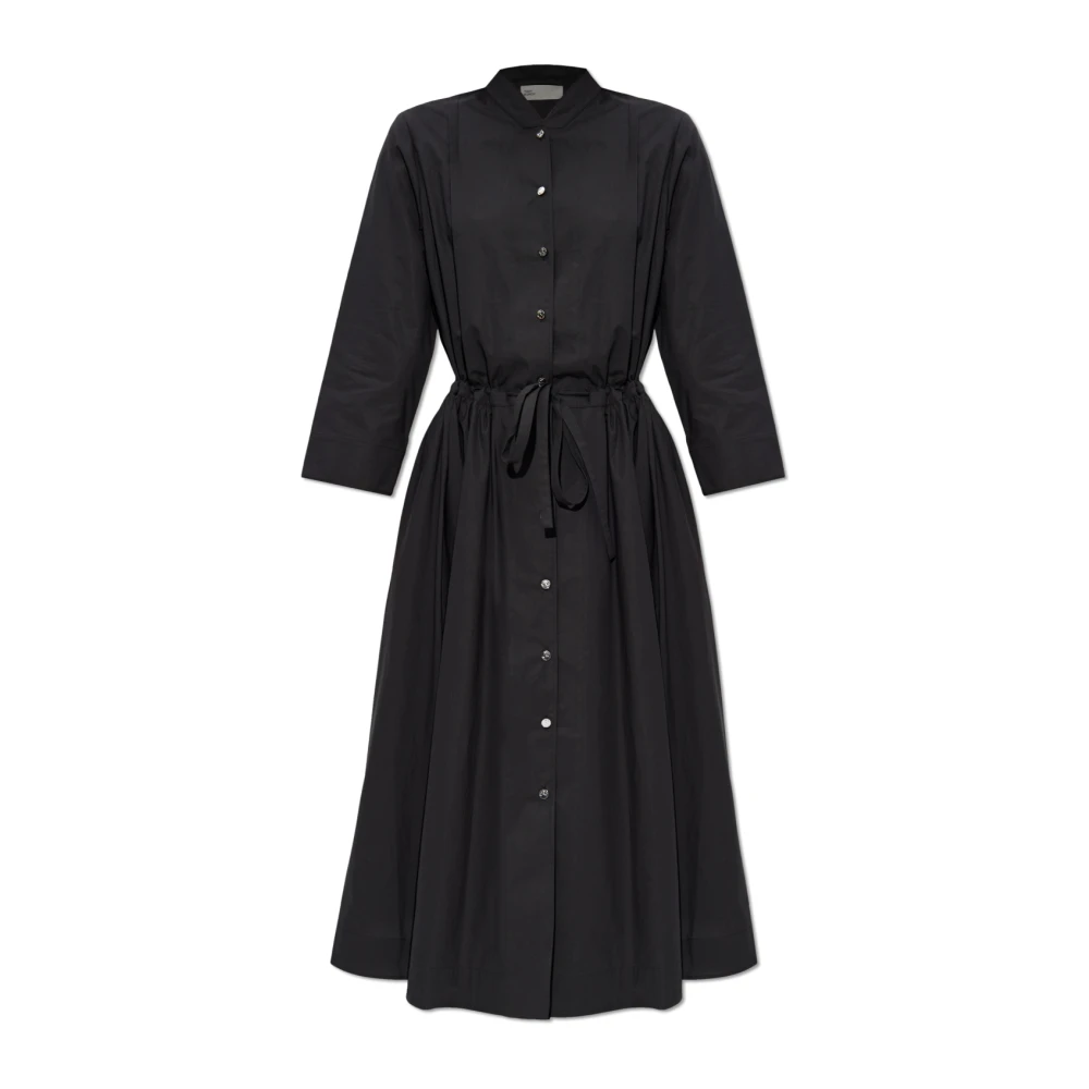 TORY BURCH Katoenen jurk met een losse pasvorm Black Dames
