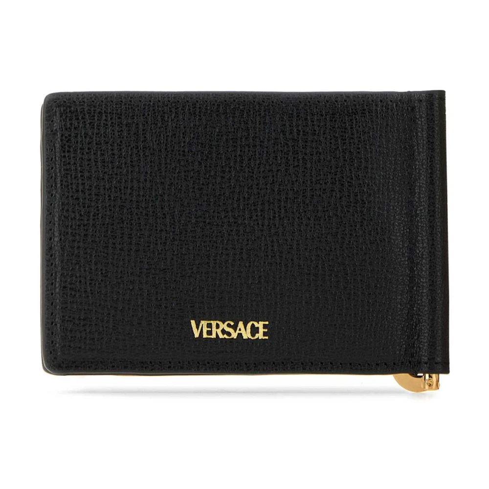 Versace Stijlvolle Medusa Biggie Portemonnee Black Heren