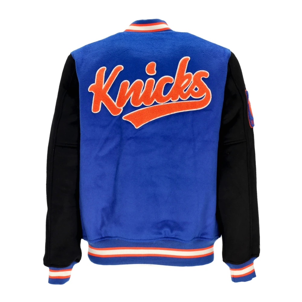 Mitchell & Ness NBA Team Legacy Varsity Jacket Blue Heren