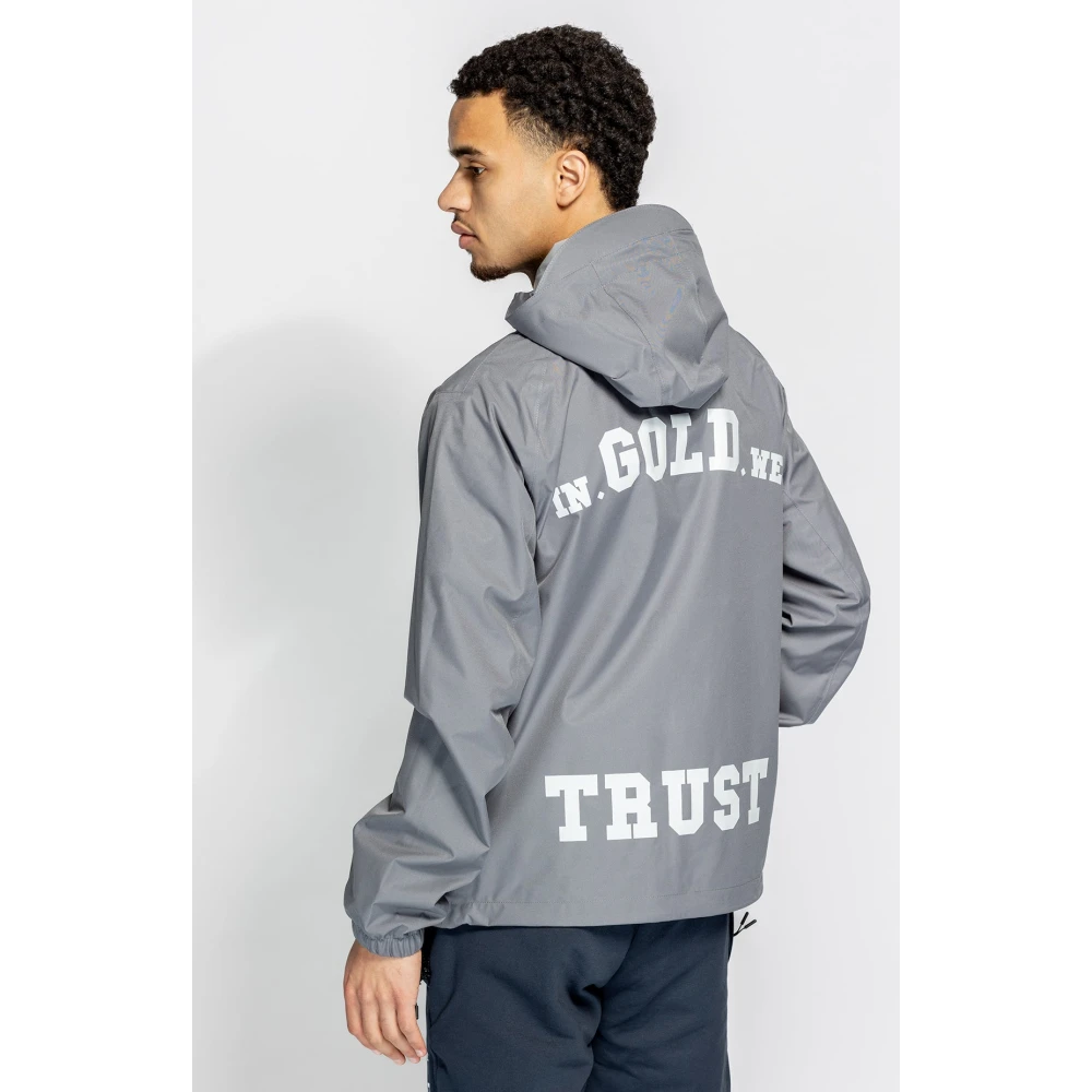 In Gold We Trust Stille Schaduw Paraplu Jas Gray Heren