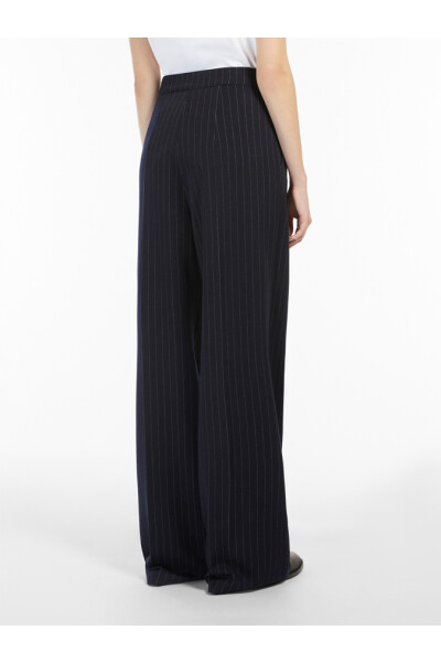 Pinstripe strikkede bukser