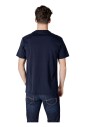 t-shirt-en-coton-bleu-manches-courtes
