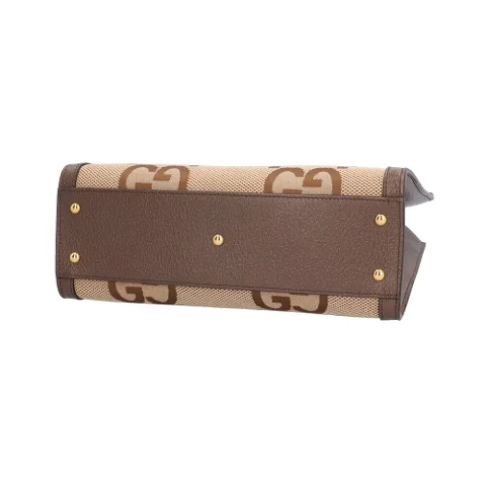 Gucci Vintage Pre-owned Fabric gucci-bags Brown Dames