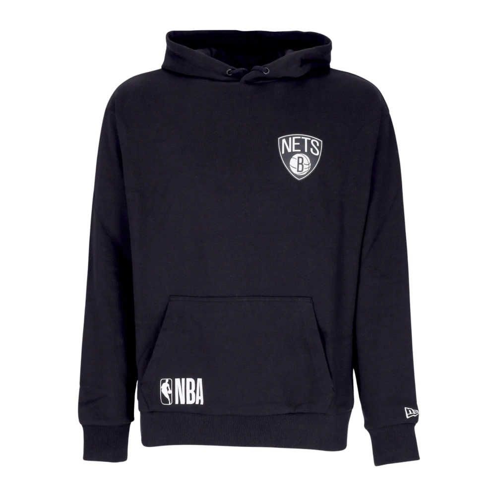 New Era NBA Half Logo Oversized Hoodie Black, Herr