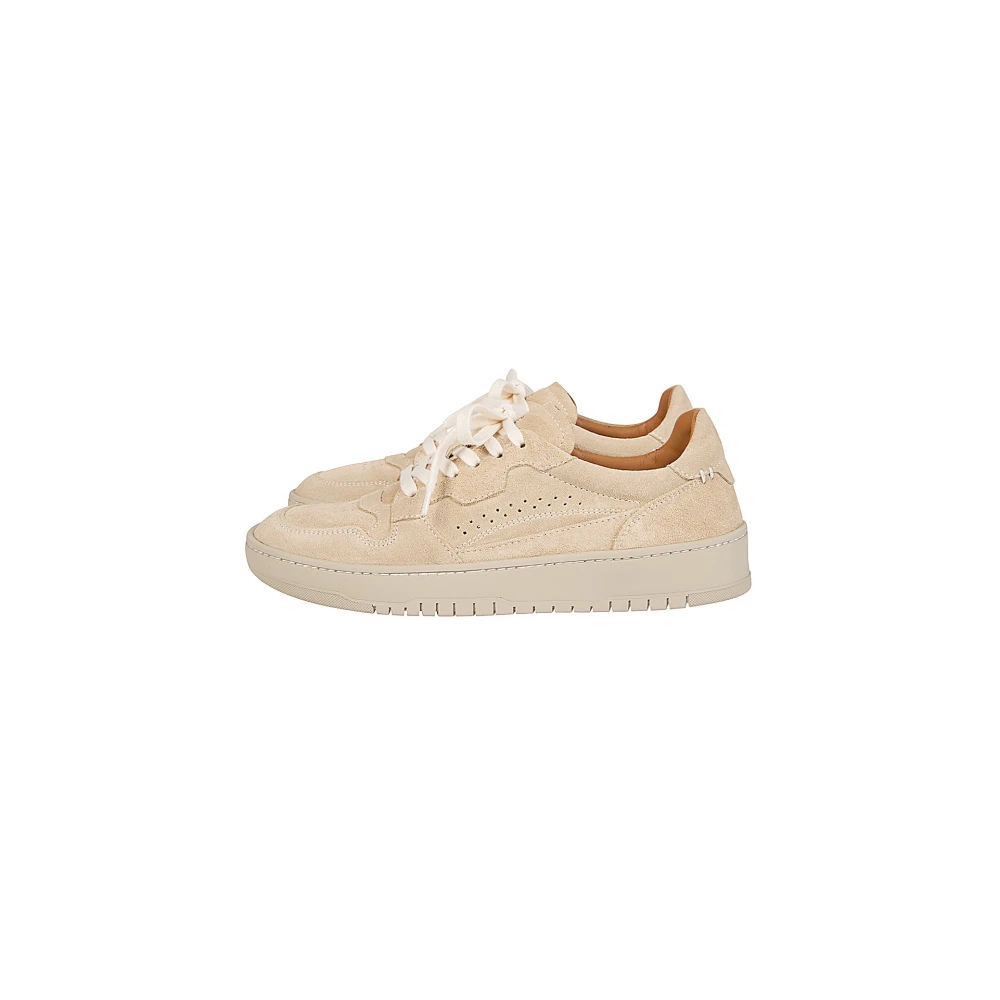 Eleventy Women's Beige Low Suede Trainers - Sneakers - 5 Uk - Shoes
