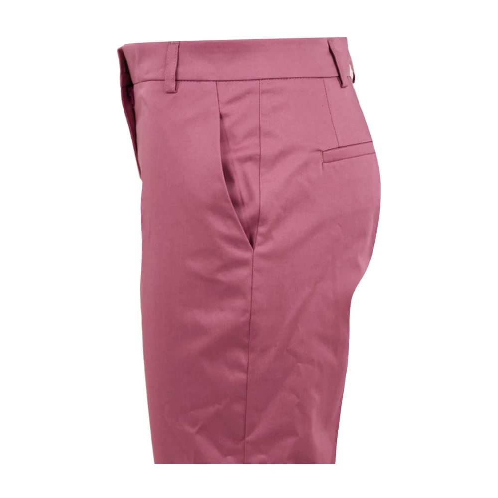 Drumohr Wide Trousers Purple Dames