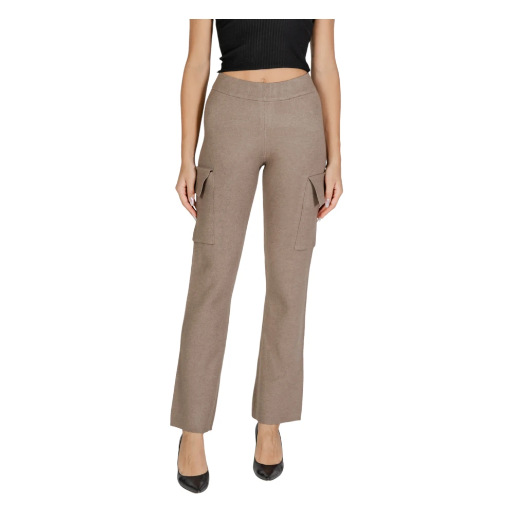 Vila Herfst Winter Damesbroeken Collectie Beige Dames