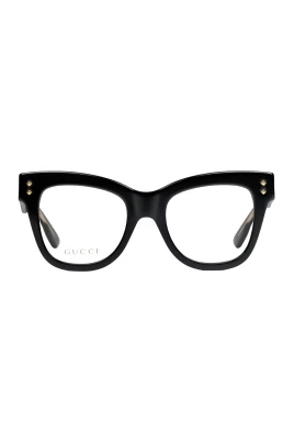 Cat-eye ram med djärv volym och textur