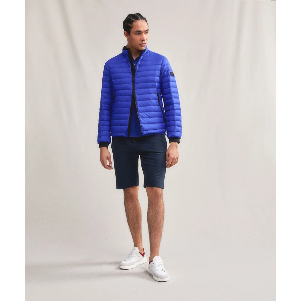 Peuterey Blauwe Jassen Flobots Knc 01 Blue Heren