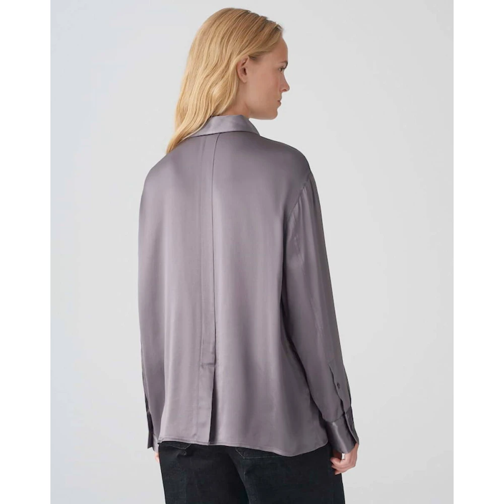 Opus Blouse met lange mouwen en Fenzy Gray Dames