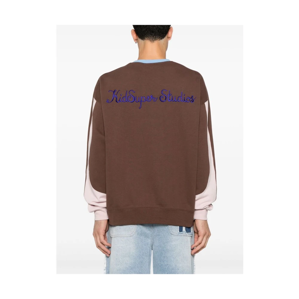 Puma Kidsuper Studios Color-Block Sweater Brown Heren