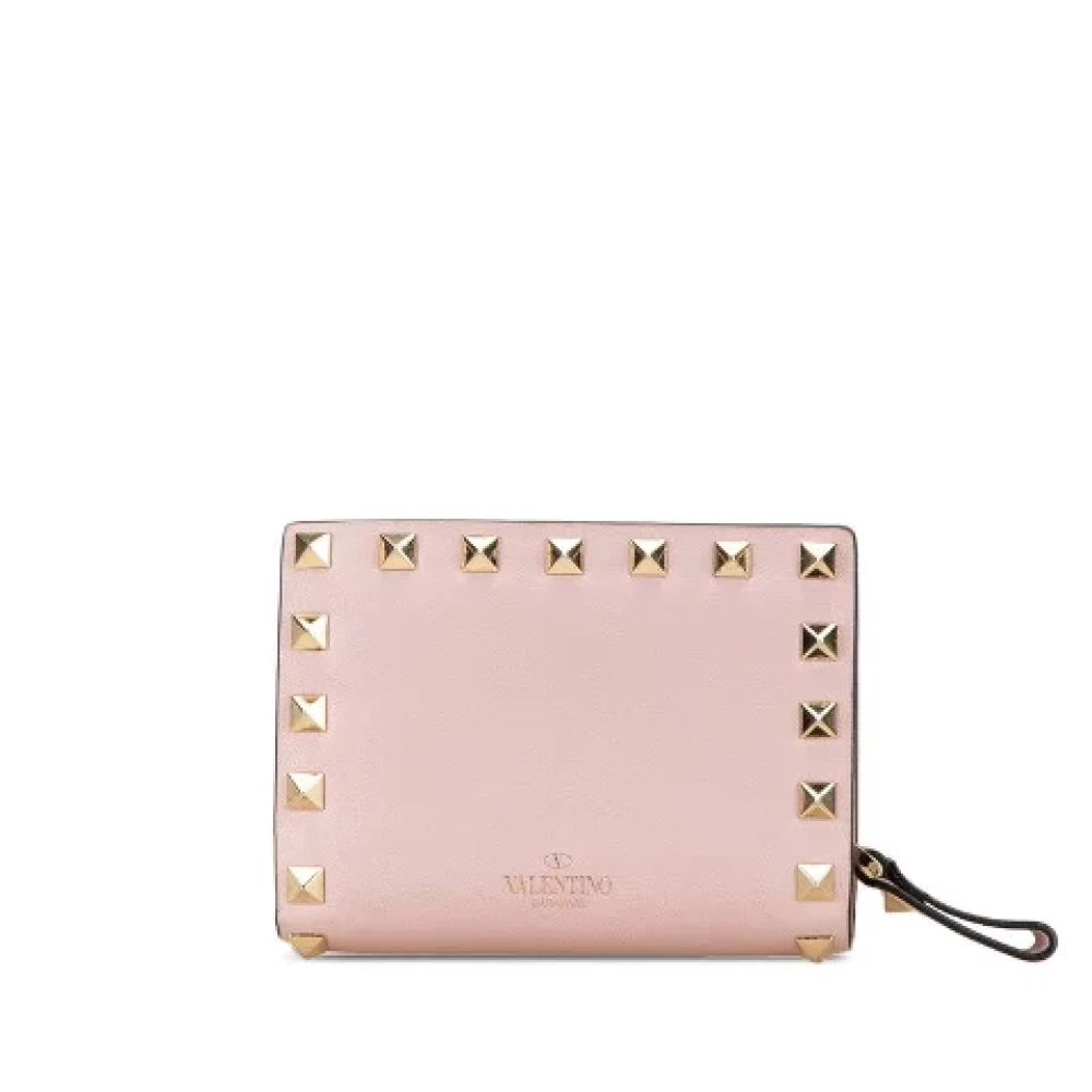 Valentino Vintage Pre-owned Leather wallets Pink Dames