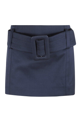 blue-mini-belted-skirt
