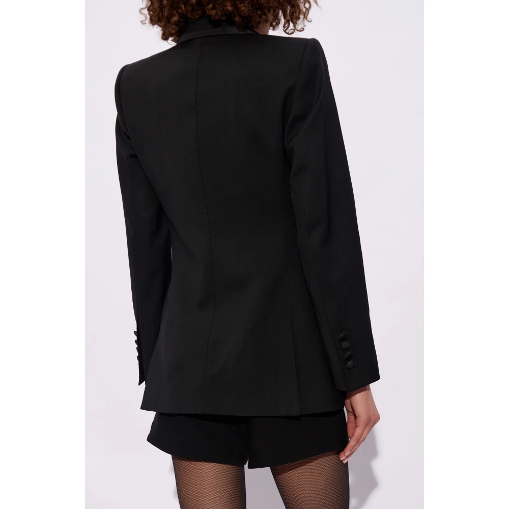 Dolce & Gabbana Dubbelrijige blazer Black Dames