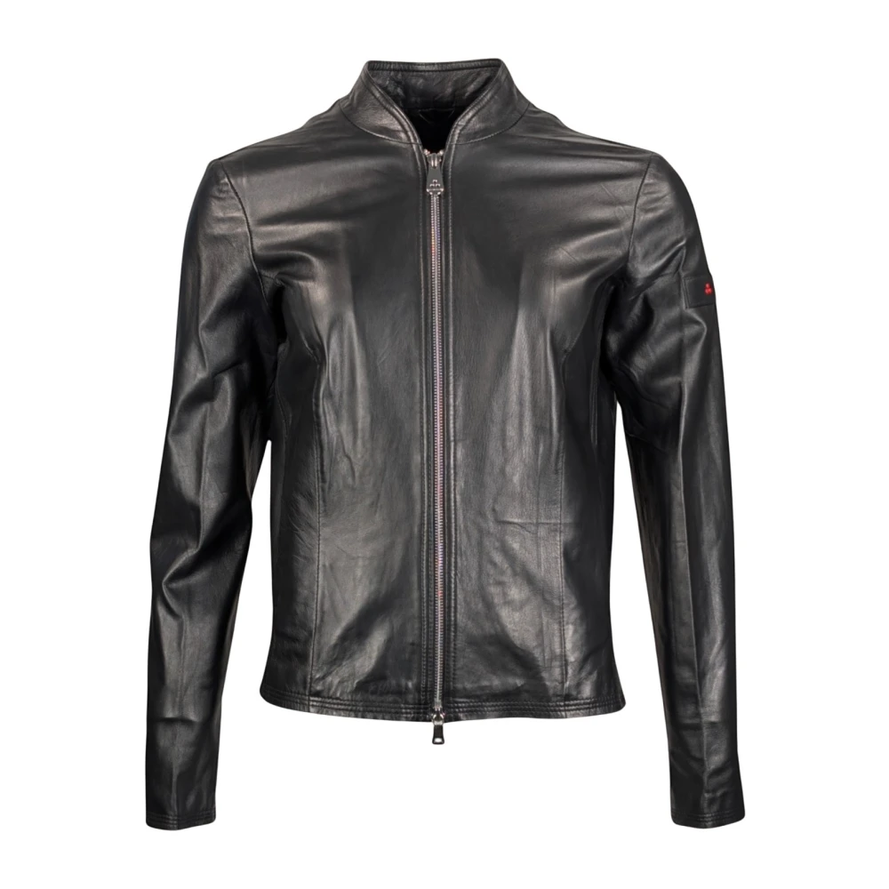 Peuterey Women's Black Lover 07 Leather Jacket - Leather Jackets - 2XS - Jackets