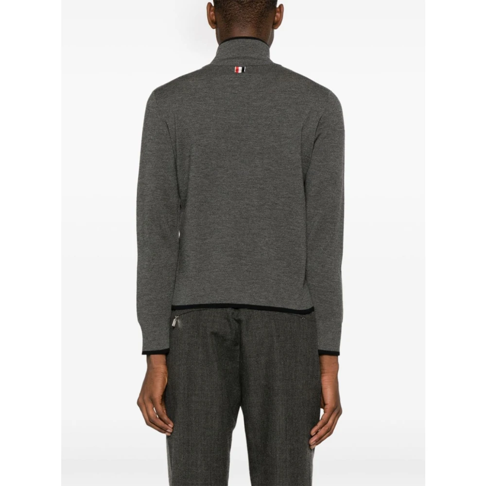 Thom Browne Stijlvolle Sweaters Collectie Gray Heren