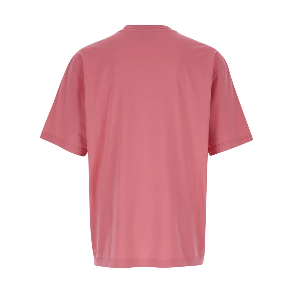 Bluemarble Roze Eye Shell Print T-shirt Pink Heren